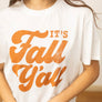Southern Grace “Fall Y’all” Burnt orange Tee