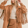 sage the label fringe shacket