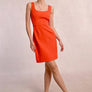 Molly Bracken Coral Back Cut Out Dress