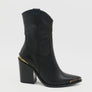 Stivali Coachella Black Western Boots