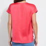 Lyssé Miri Cap Sleeve Top - Coral