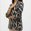 Joseph Ribkoff Wavy Patterned Blazer