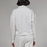 7D Lt. Grey Rev Cropped Quarter-Zip