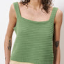FRNCH Green Celuta Knit Top