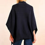 Molly Bracken Navy Turtleneck Poncho