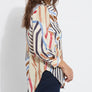 Lyssé Yesenia Roll Tab Utility Shirt - Multi