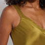 Lyssé Gemma Green Silk Slip Dress