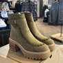 MIA Toula Khaki Olive Strap Bootie