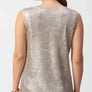 Joseph Ribkoff beige/gold Sleeveless cowl-neck