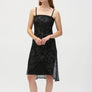 Joseph Ribkoff Black/Silver Strapless Sheath Dress