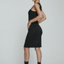 7Diamonds Black Core Ribbed Tank Dress