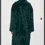 Joseph Ribkoff Emerald Fur Coat