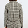 Lili sidonio short houndstooth jacket