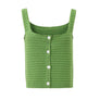 FRNCH Green Celuta Knit Top