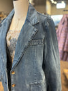 Frnch Nese Bleu Jean Blazer