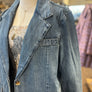 Frnch Nese Bleu Jean Blazer