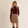 Molly Bracken Houndstooth Mini Skirt