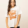 Southern Grace “Fall Y’all” Burnt orange Tee