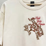 Sweet Claire Embroidered Horses Tee