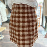 Aureum plaid skirt
