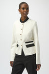 Joseph Ribkoff White & Black Jacket