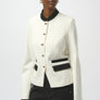 Joseph Ribkoff White & Black Jacket