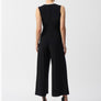 Joseph Ribkoff Black/White Sleeveless Jumpsuit