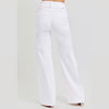 Risen Wide Leg Double Button Jeans