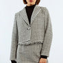 Lili sidonio short houndstooth jacket