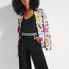Joseph Ribkoff News Print Blazer