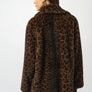 Joseph Ribkoff Leopard Print Faux Fur Coat