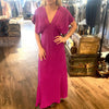 Molly Bracken purple v-neck maxi dress