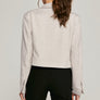 7Diamonds grey zobel crop blazer