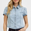 Risen Button Down Denim Shirt