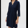 Joseph Ribkoff midnight blue knee-length shift dress