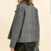 Molly bracken herringbone paletot jacket