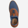 J&M Braydon Navy/Tan Full Grain