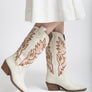 Stivali Dramen Ivory leather Cowboy Boot