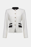 Joseph Ribkoff White & Black Jacket