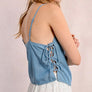 Molly Bracken Lace-Up Tencel Tank