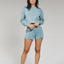 7D Ocean Rev Cropped Crewneck