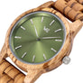 Wooden Element Time Bandit Green Watch