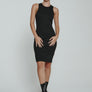 7Diamonds Black Core Ribbed Tank Dress