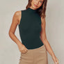 Dress Forum Knitted turtle neck sweater Bistro Green Bodysuit