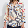 Lyssé Yesenia Roll Tab Utility Shirt - Multi
