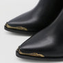 Stivali Coachella Black Western Boots