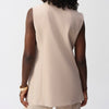 Joseph Ribkoff Sleeveless Beige Vest