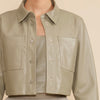 Lucy Paris Abbott Cropped Sage Jacket