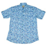 Trend S/S Aqua/Blue Waves print