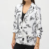 Joseph Ribkoff Black on White Paris Doodle Blazer